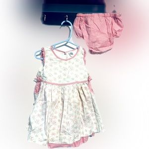 GAP floral stamp design baby dress